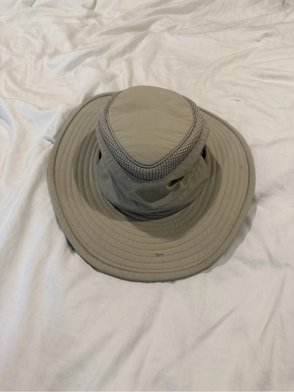 Tilley Light Taupe Wide-Brim Sun Hat